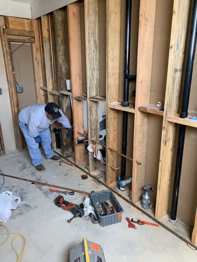 Commercial rough-in plumbing for Gas Line Repair in Crownsville